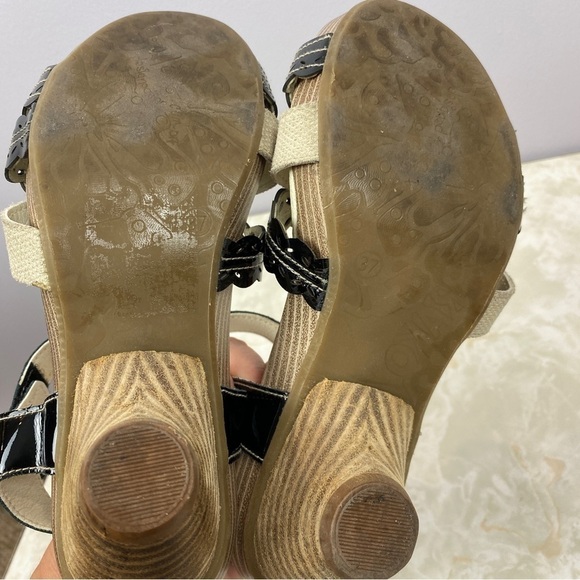 BRAKO Black Patent Leather Sandals Size EU37 - Picture 6 of 8